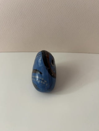 Small Tonala Mexico Style Ceramic Owl