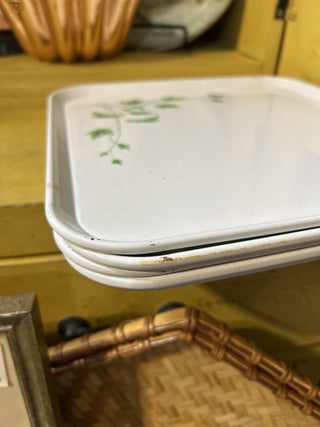 12F St Regis Serv-a-Dish Ivy Set/5 VTG Trays MTS|70886