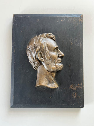 Bronze Abraham Lincoln mounted bust|74508