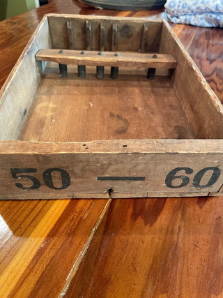 Antique Wooden Sorting Box ~MTS
