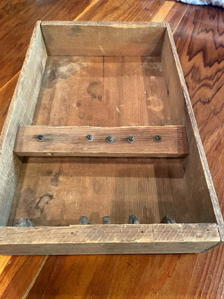 Antique Wooden Sorting Box ~MTS