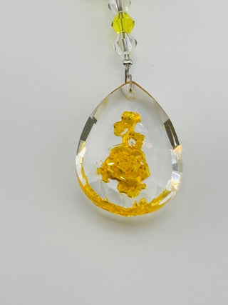 Handmade Yellow Rose Suncatcher|76370