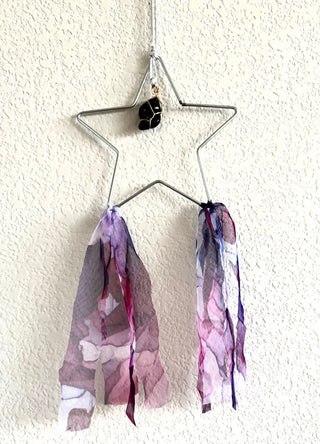 HANDMADE | Onyx Seashell Crystal Star Wreath|98691