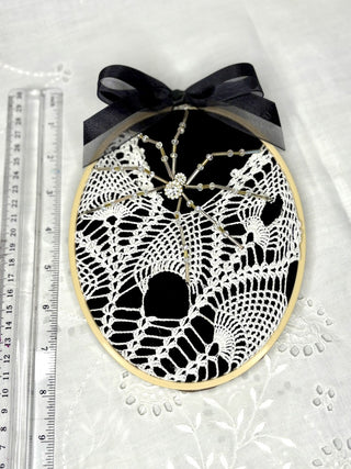 Beaded Spider Embroidery Hoop 7 1/2” RSV|107878