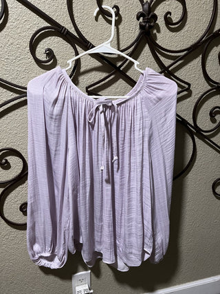 Women's Lavendar Long Sleeve Blouse by Jennifer Lopez Size Large RCD