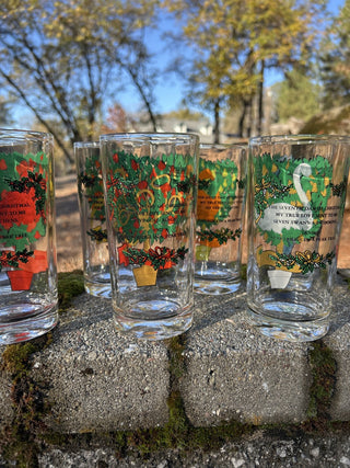 12F GCC JP Vintage Glassware by Brockway 12 Days of Christmas Glassware MTS|134185