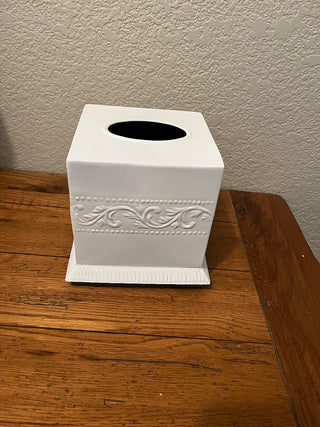 White Metal Kleenex Box RCD