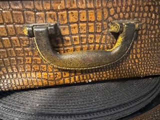 Suit Case Attaché Leather Vintage MTS