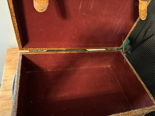 Suit Case Attaché Leather Vintage MTS