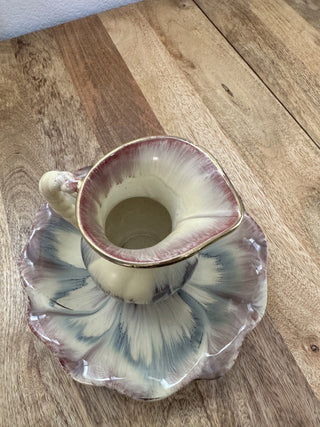 Vintage German Ceramic Pitcher & Bowl Set MTS