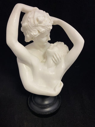 Cupid and Psyche bonded marble bust RCD|72550