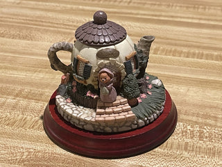 4" Teapot Cottage Mini Trinket Box--SP RCD