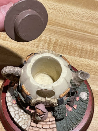 4" Teapot Cottage Mini Trinket Box--SP