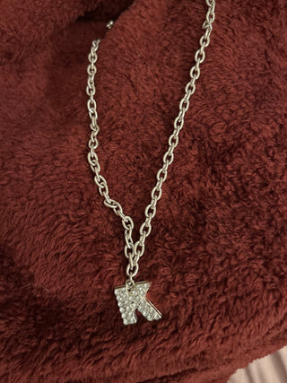 Silver K necklace MTS