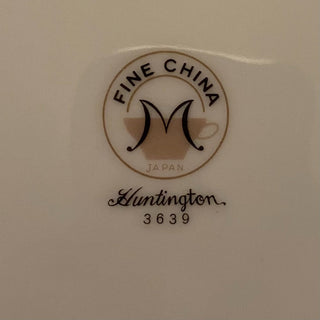 Vntg M Fine China of Japan Huntington Dinner Plate