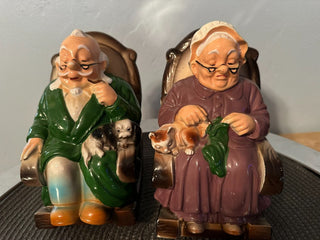 Coin Banks SET Oldsters #4266 Vintage MTS