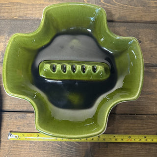 MCM USA Pottery Green Ashtray * MTS