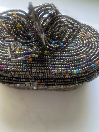 Handwoven Beaded Wire Trinket Box -RSV