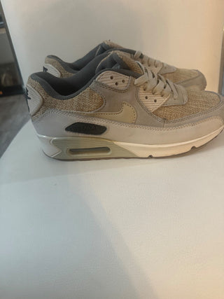 Nike Air Max white and Tan