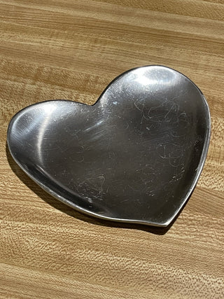 5" Metal Heart Trinket Dish--SP MTS