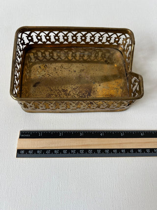 Small brass tray|52035