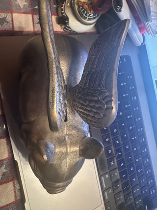 Flying Pig Piggy Bank metal #62 VV MTS|122817