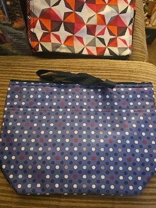 AD. Thirty-One Thermal Polka Dot Lunch Tote