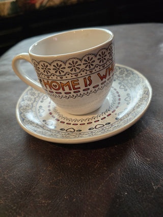 Mary Engelbreit Home Cup & Saucer -LL RCD