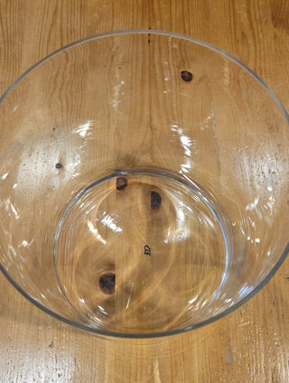 Large Clear Glass Cylinder Vase (H:12" D:10") Flower Vase, RSV|121646