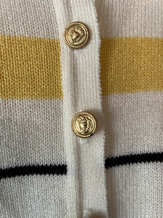 12F Vintage Vivanti Nautical Striped Sweater MTS|77066