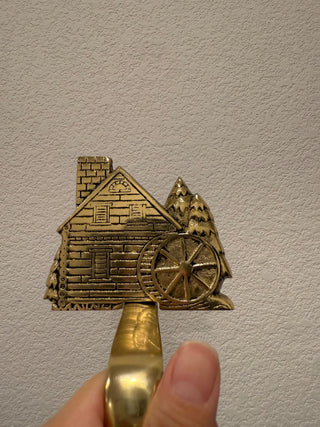 Brass Vogelzang Mill Stocking Holder|140334