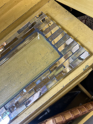 12F Decorative Glass & Mirrorred Tray MTS|70799