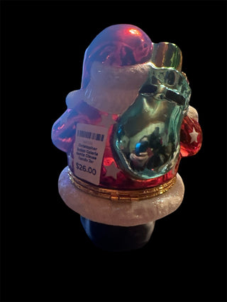 Christopher Radko Galerie Santa Clause Candy Jar Trinket Box 2004 #62 VV MTS|134698