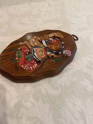 VNTG 3-D Folk Art Plaque ~MTS