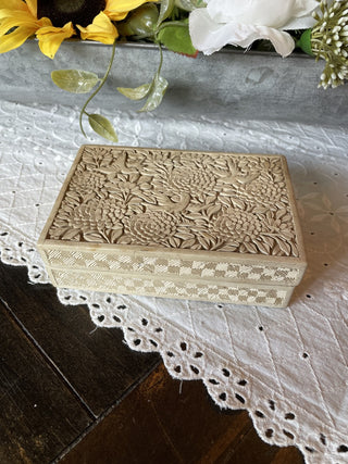 Hand Carved Jewelry Box -RDC|77898