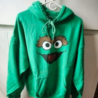 Sesame Street Oscar the Grouch Adult Large #63 VV MTS