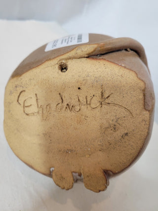 Large Clay Pottery Mouse, Signed Chadwick RCD|82854