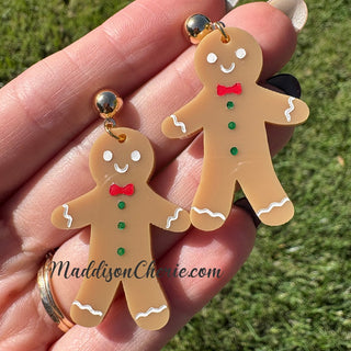Gingerbread Man Earrings MTS|128801