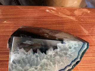 #62 VV Agate approx. 1 lb small book ends or home decor.  X2 MTS