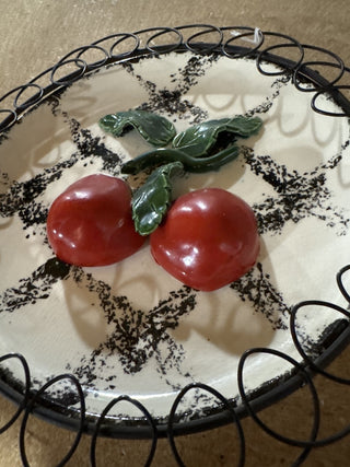 LL-Vtg Majolica Plate-RCD|86918