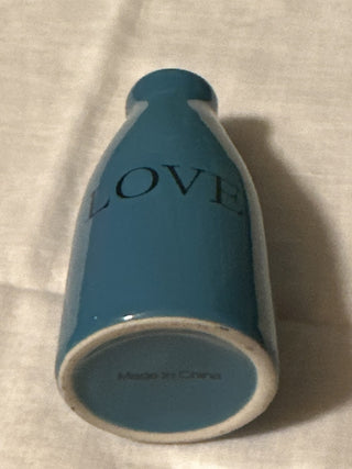 Small blue bottle "Love".   #SM. RCD|75194