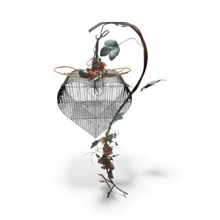 Bird cage Heart Shape Bird Cage 66" tall #47 VV MTS