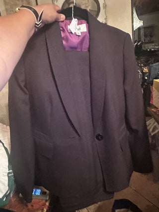 Le Suit black blazer and pant suite Size 6 #63 VV MTS