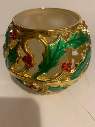 Lenox holiday gold votive Christmas votive|130221