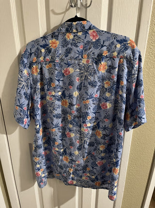 Men's Large Vintage Campia Hawaiian Floral Shirt RCD|158780