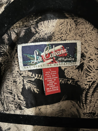 Men's Large Vintage La Cabana Hawaiian Shirt RCD