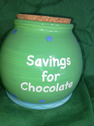 For Chocolate piggy bank