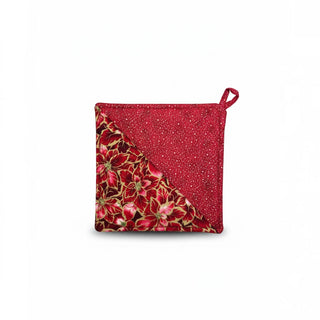 Christmas - Potholder - Poinsettia