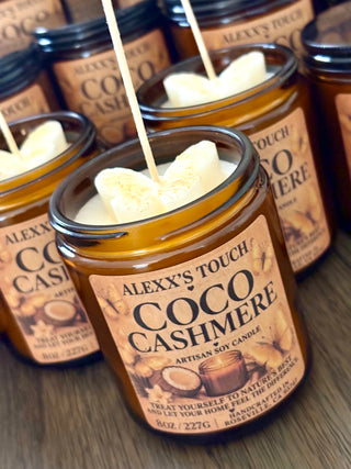 COCO CASHMERE " ARTISAN SOY CANDLE