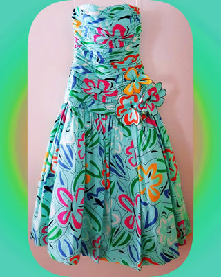 Victor Costa 80s Vintage Dress (S)|38788